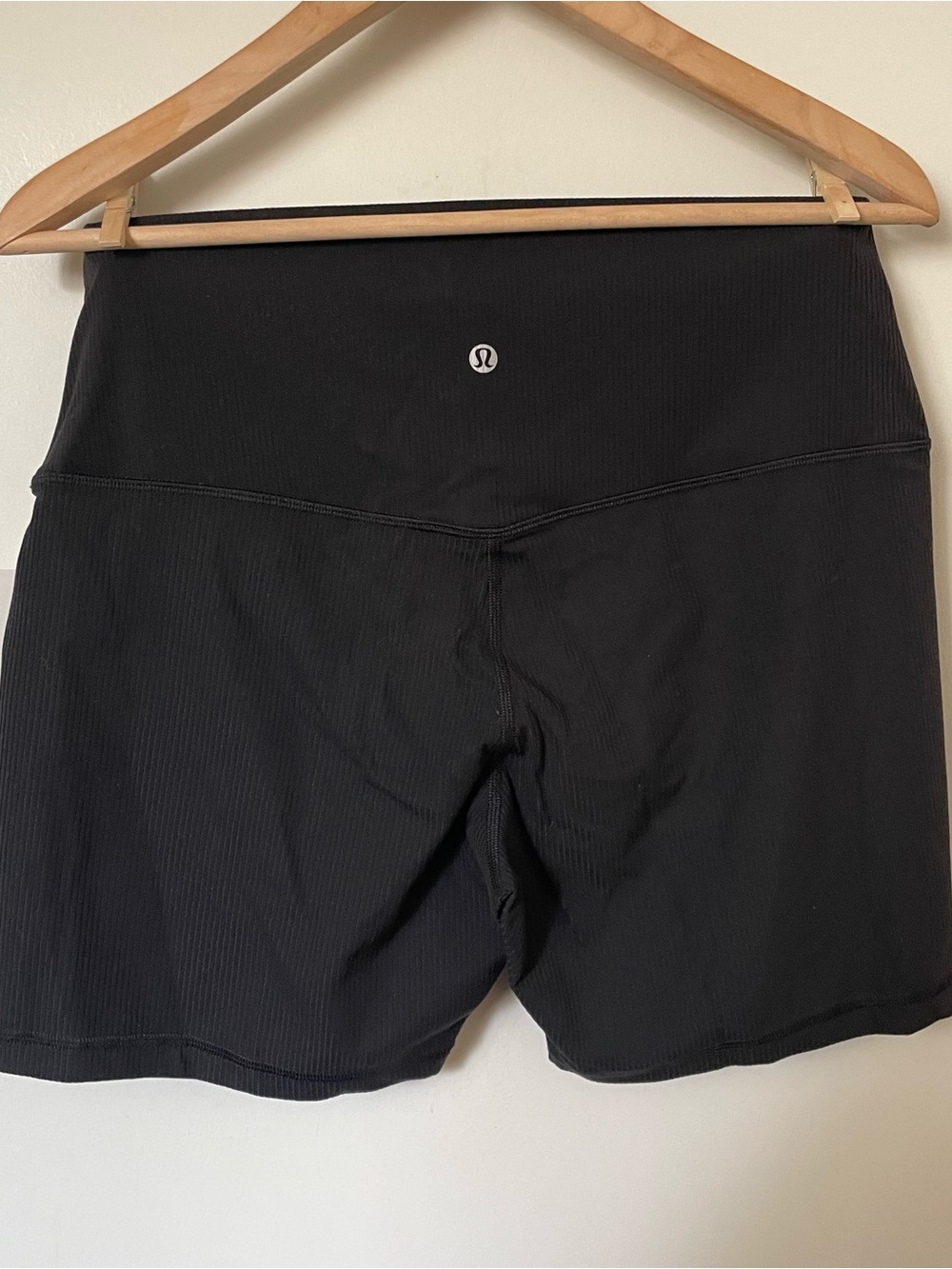 Lululemon 2025 Align High-Rise Ribbed Short 6" Black Size 14 NWT - Picture 8 of 10